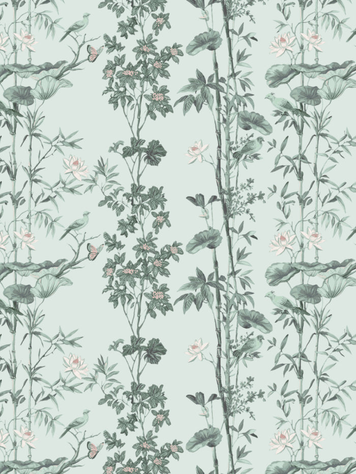 'Freedom' Wallpaper by Flint Wood & Hicks - Pale Green