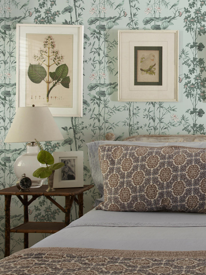'Freedom' Wallpaper by Flint Wood & Hicks - Pale Green
