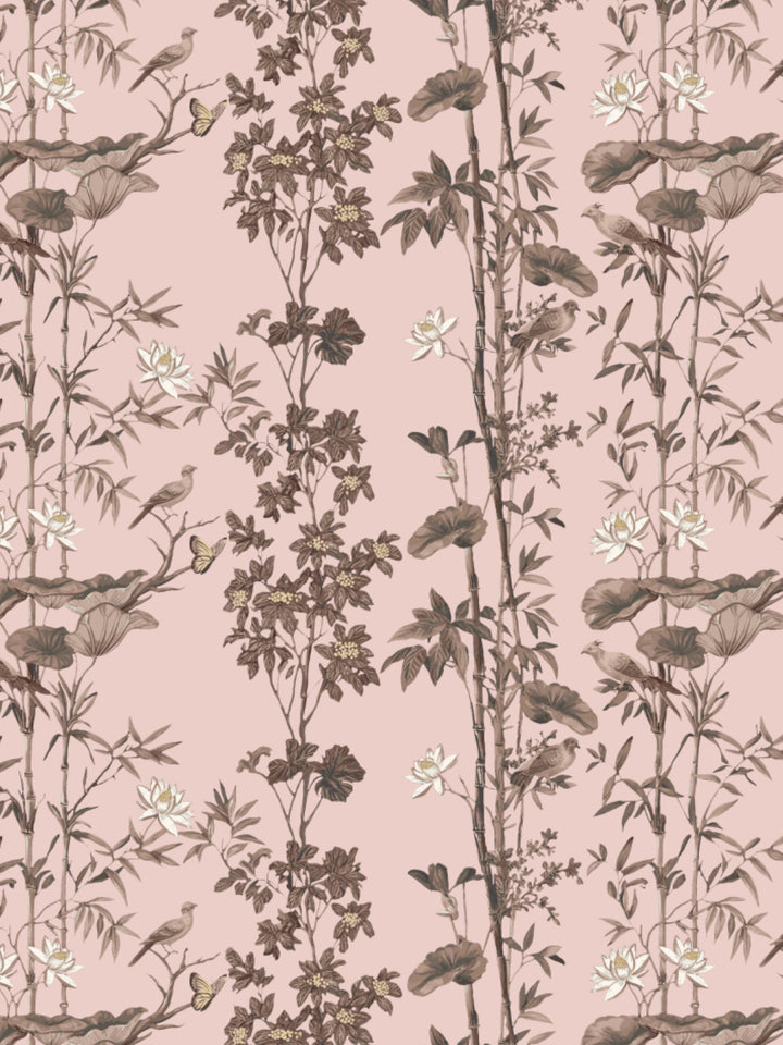 'Freedom' Wallpaper by Flint Wood & Hicks - Pink