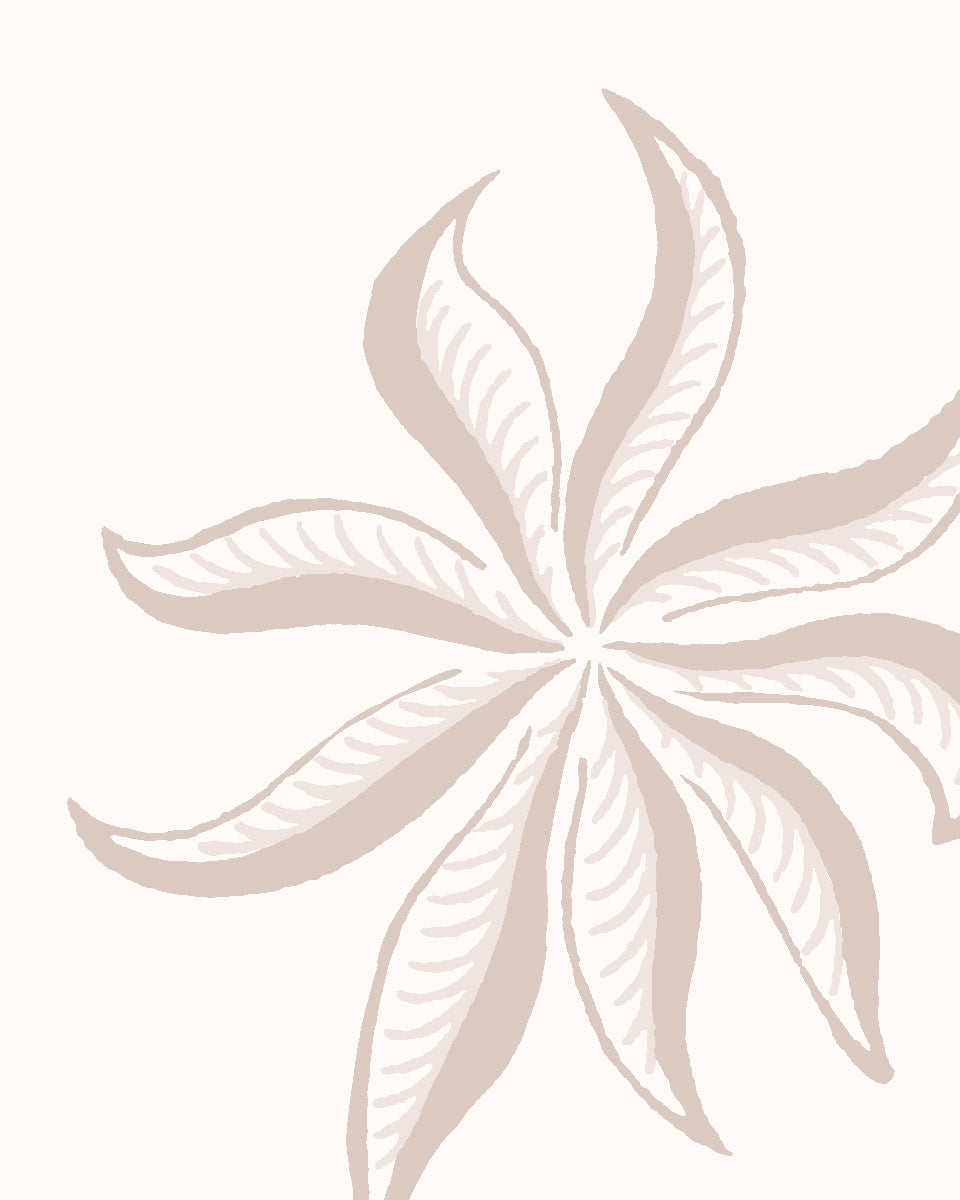 'Frisée' Wallpaper by Clare V. - Bisque Cream