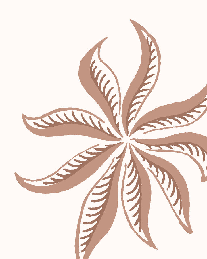 'Frisée' Wallpaper by Clare V. - Clay Cream