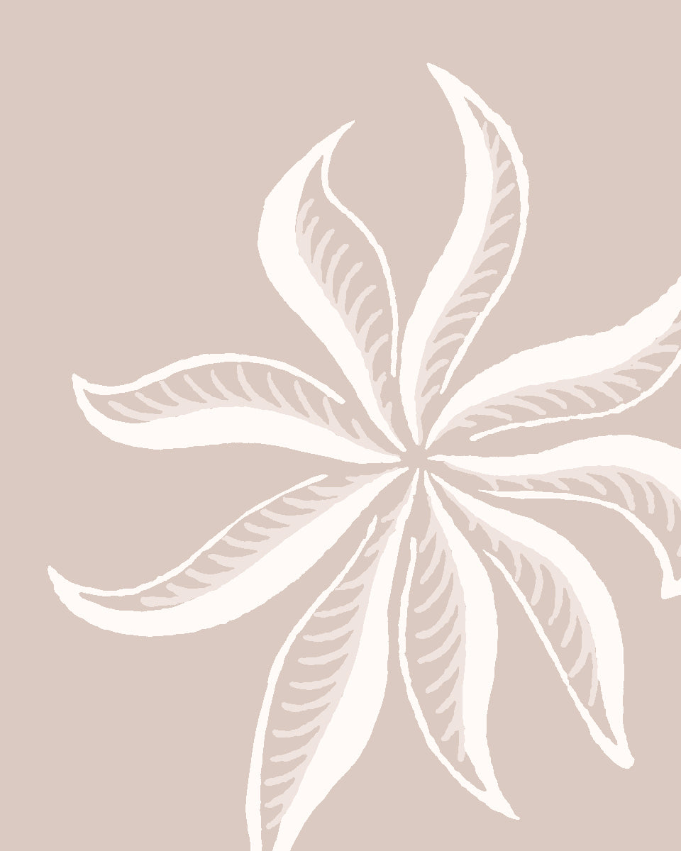 'Frisée' Wallpaper by Clare V. - Dove Bisque