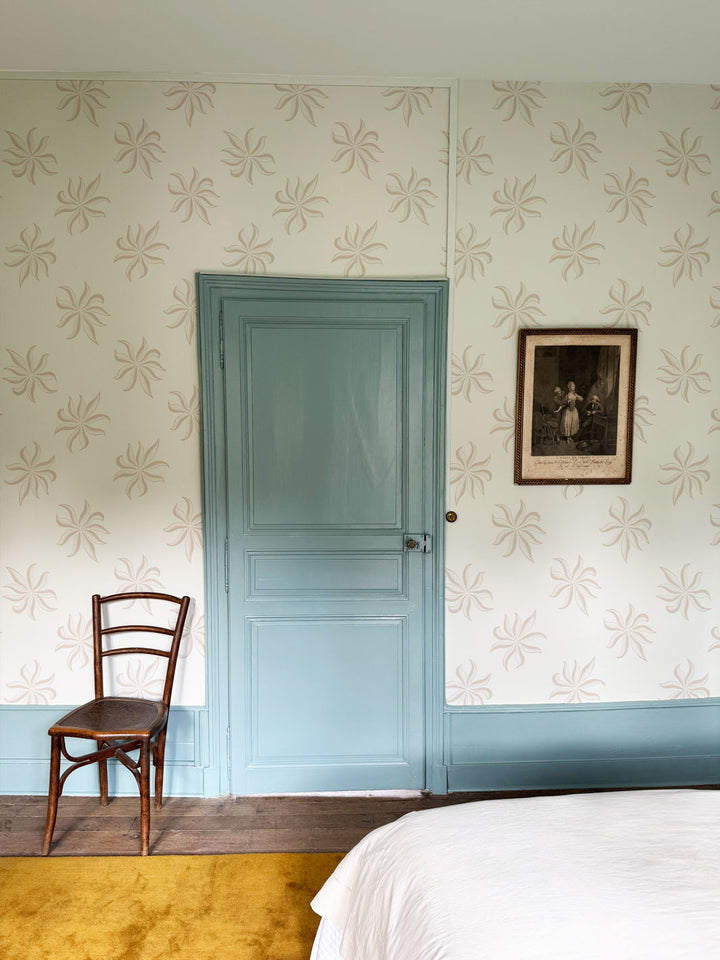 'Frisée' Wallpaper by Clare V. - Bisque Cream