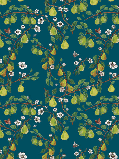 giardino di pere wallpaper by carly beck peacock