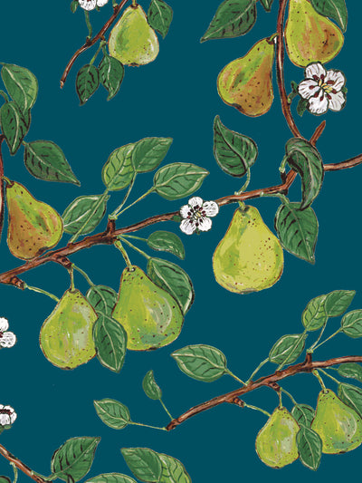 giardino di pere wallpaper by carly beck peacock