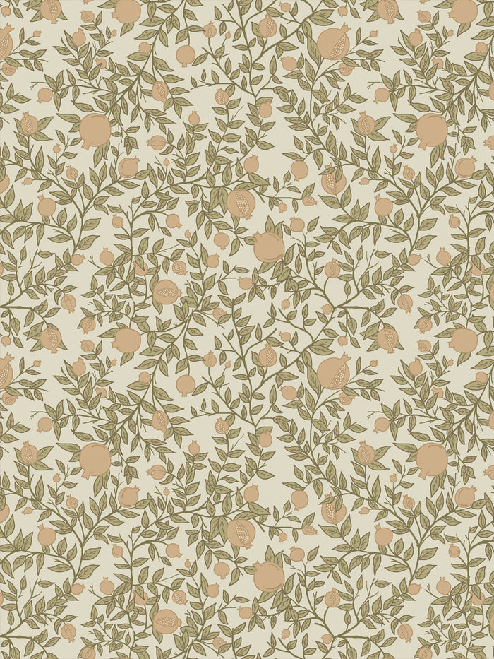 'Granada' Wallpaper by Wallshoppe - Golden Laurel
