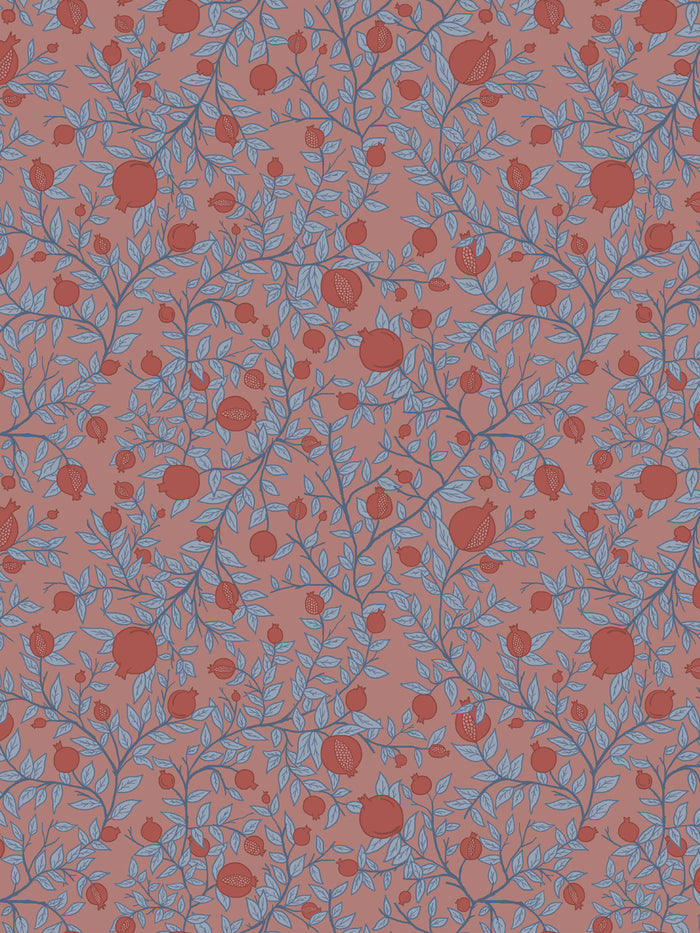 'Granada' Wallpaper by Wallshoppe - Mauve Clay