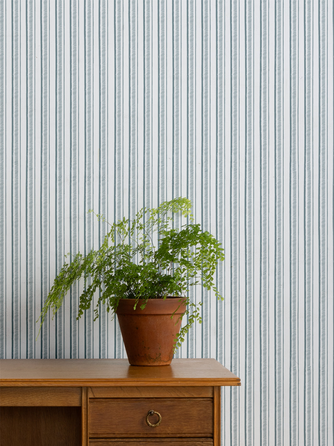 'Hatch Stripe' Wallpaper by Sugar Paper - Harbor