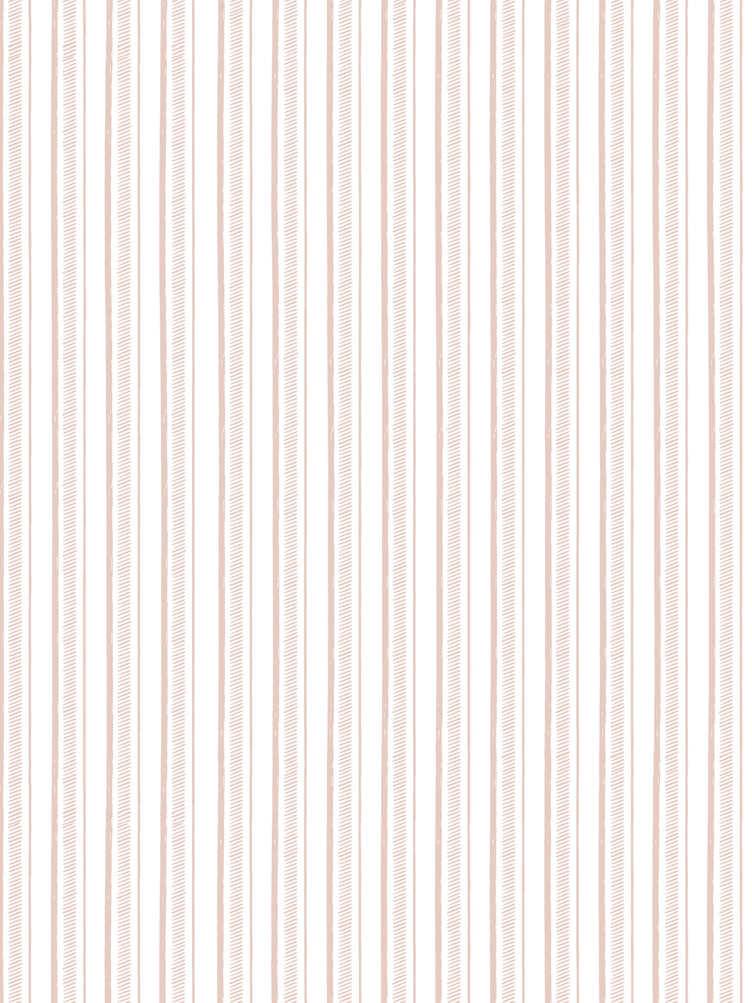'Hatch Stripe' Wallpaper by Sugar Paper - Rose
