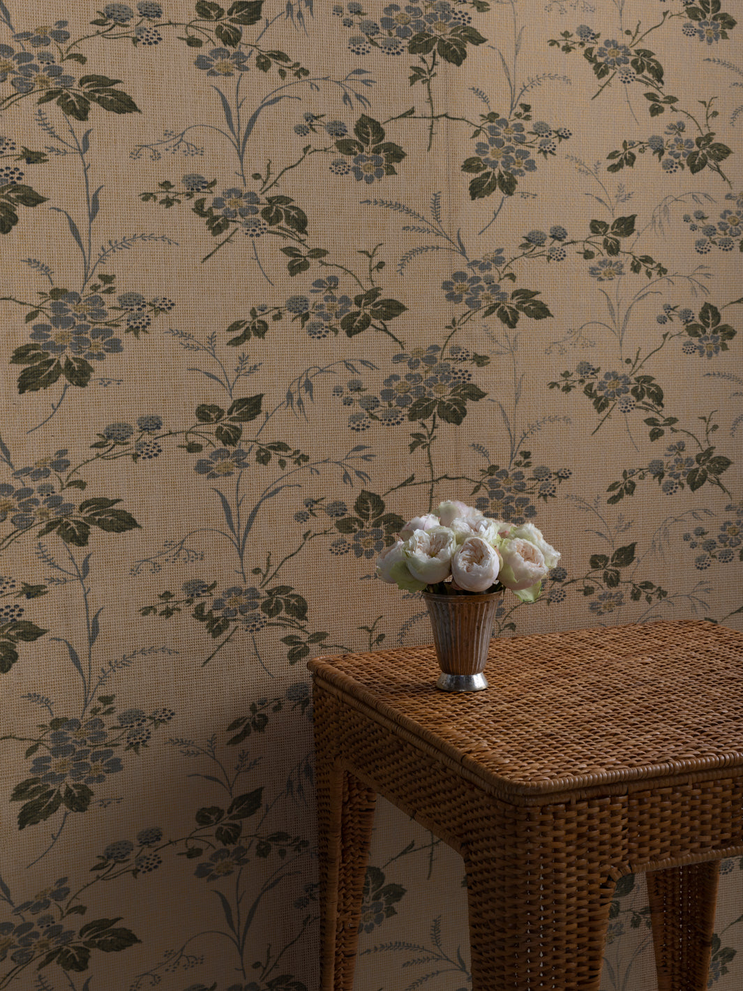 'Heaton' Burlap Wallpaper by Nathan Turner