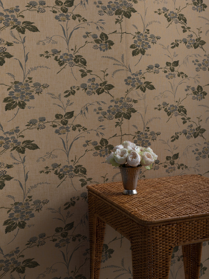 'Heaton' Burlap Wallpaper by Nathan Turner