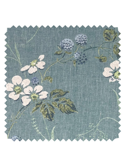'Heaton' Linen Fabric by Nathan Turner - Blue