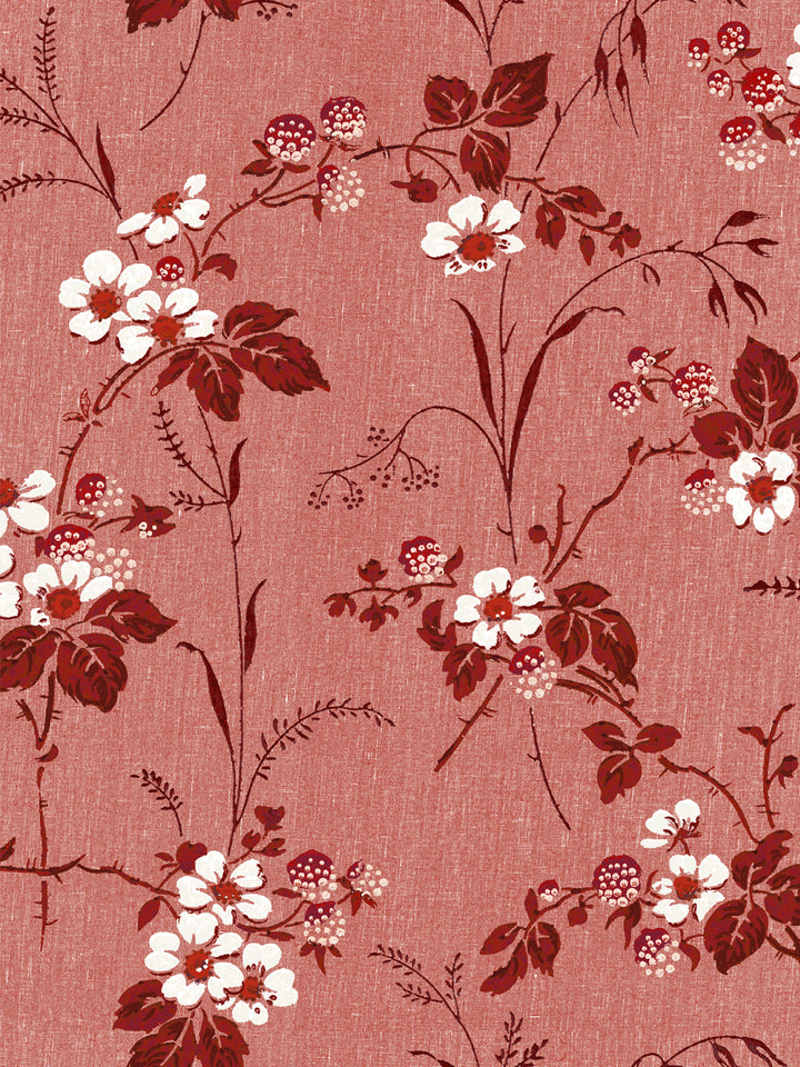 'Heaton' Wallpaper by Nathan Turner - Antique Red