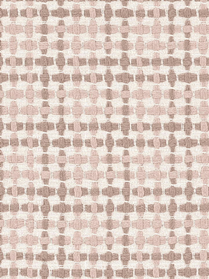 'Helen' Linen Fabric by Nathan Turner - Pink on Pink