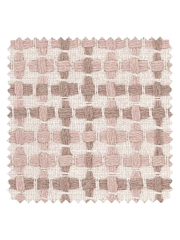 'Helen' Linen Fabric by Nathan Turner - Pink on Pink