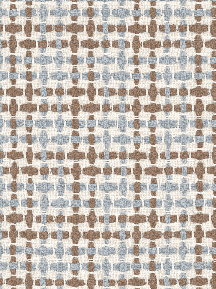 'Helen' Wallpaper by Nathan Turner - Blue Brown