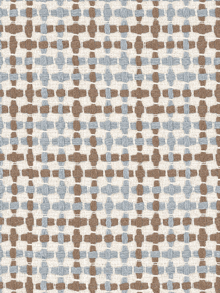 'Helen' Wallpaper by Nathan Turner - Blue Brown
