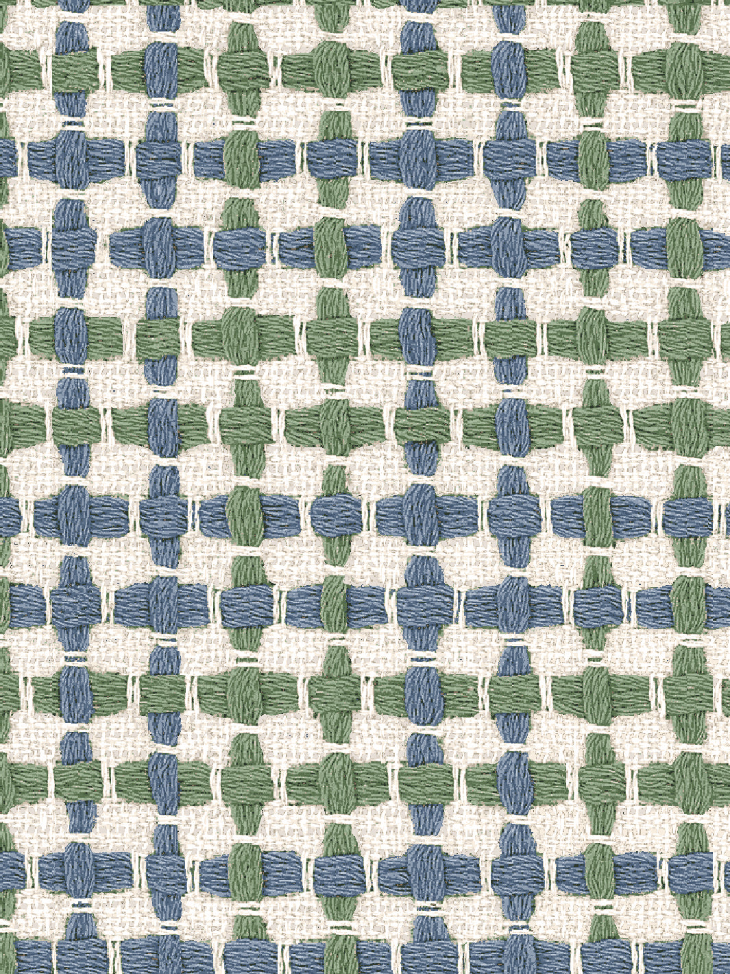 'Helen' Wallpaper by Nathan Turner - Blue Green