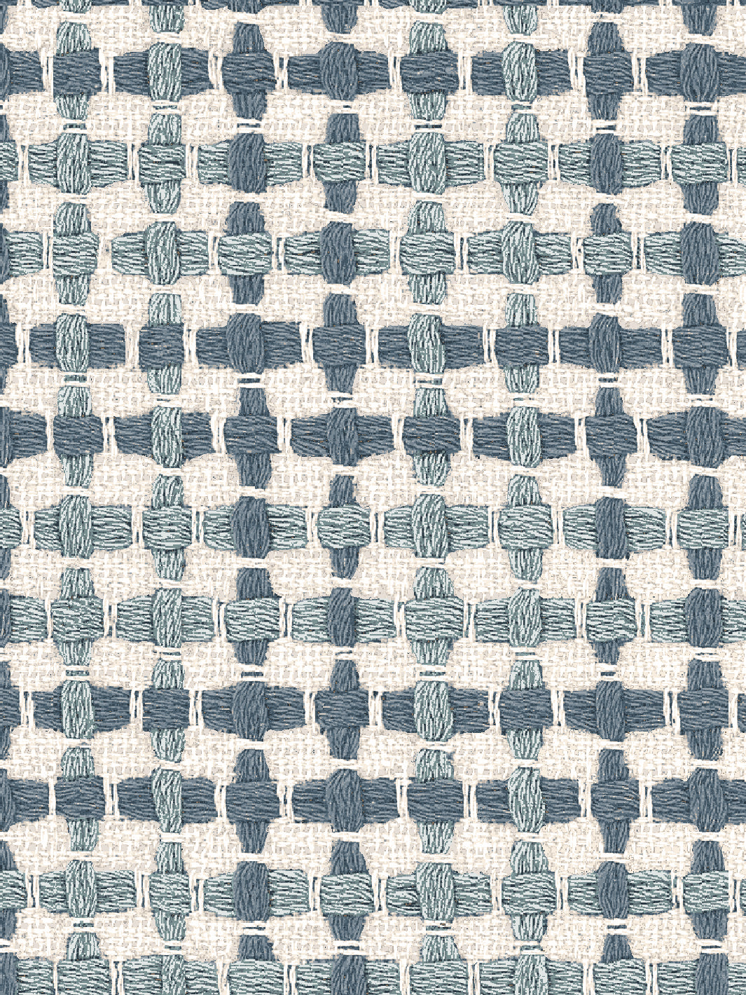 'Helen' Wallpaper by Nathan Turner - Blue on Blue