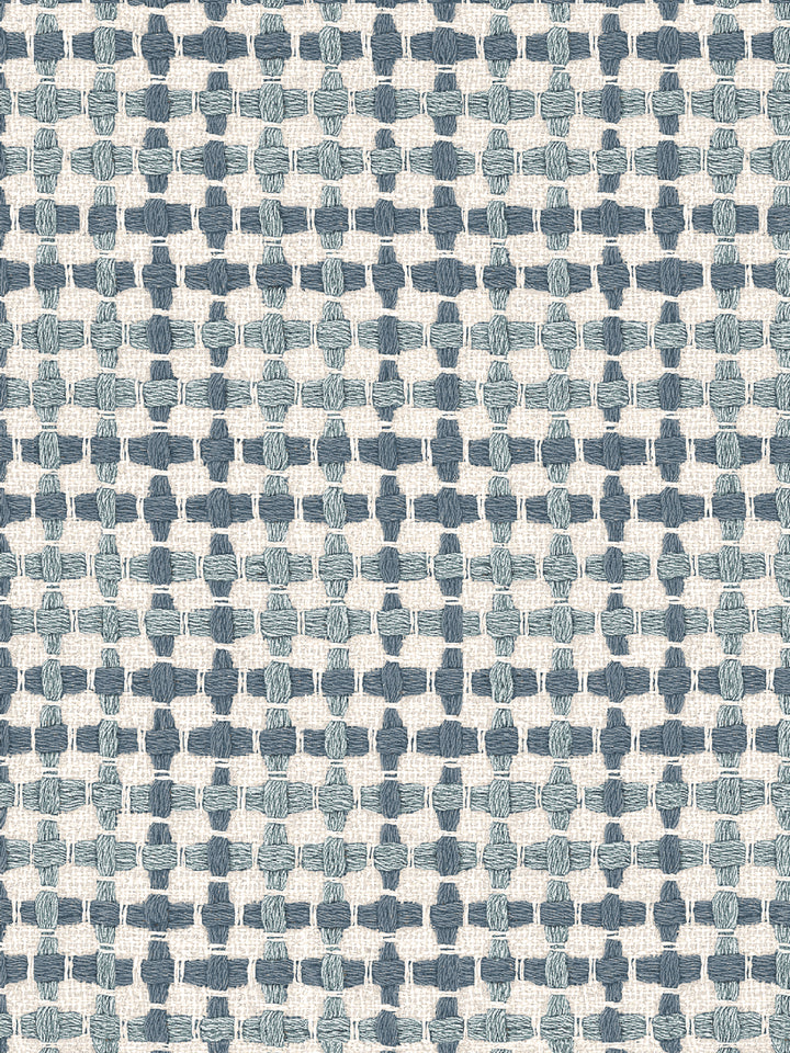 'Helen' Wallpaper by Nathan Turner - Blue on Blue