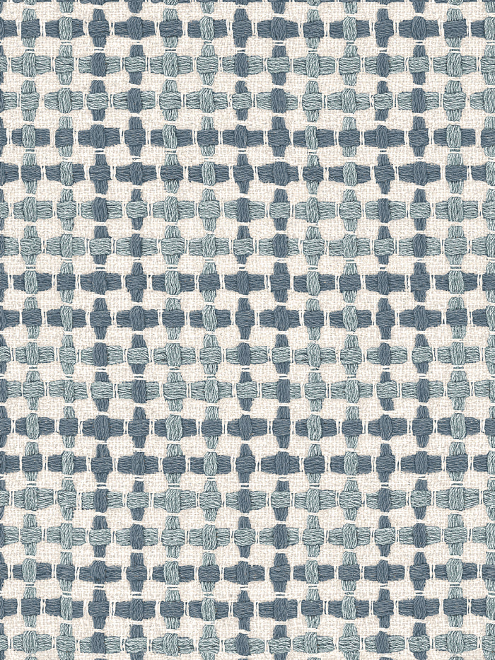 'Helen' Wallpaper by Nathan Turner - Blue on Blue