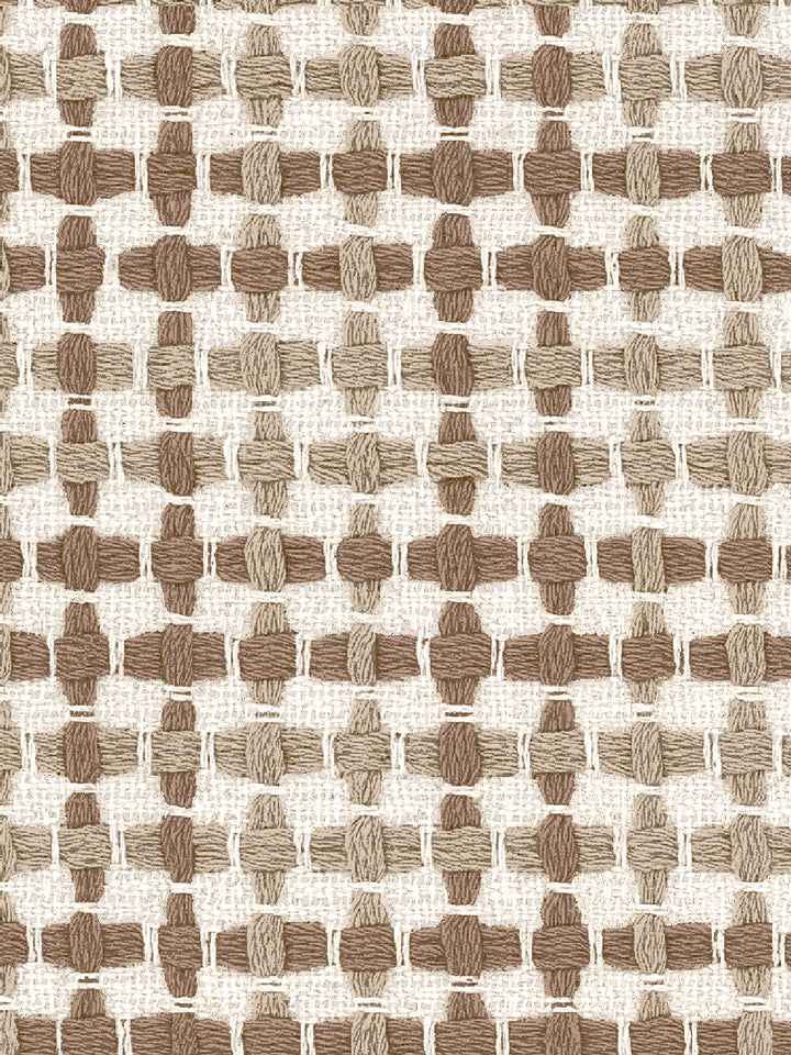 'Helen' Wallpaper by Nathan Turner - Brown on Brown