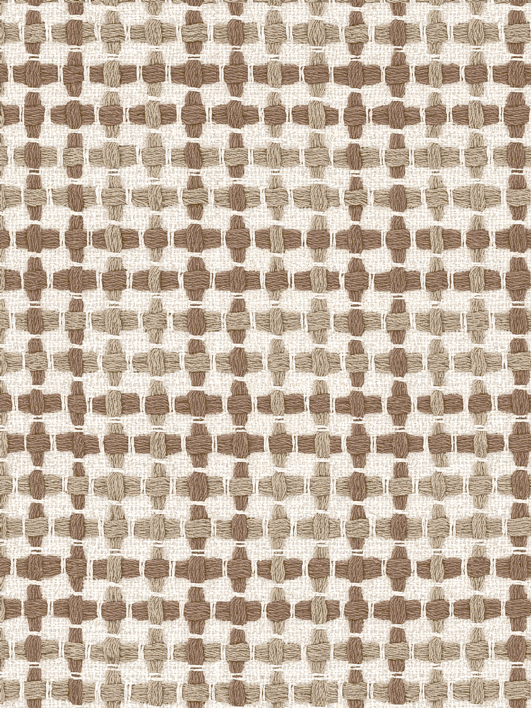 'Helen' Wallpaper by Nathan Turner - Brown on Brown
