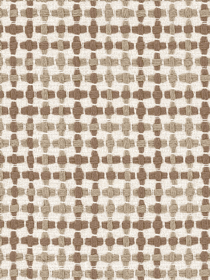 'Helen' Wallpaper by Nathan Turner - Brown on Brown