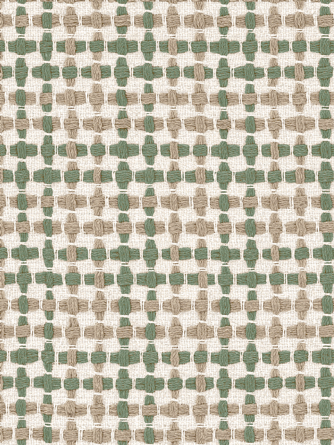 'Helen' Wallpaper by Nathan Turner - Green Brown