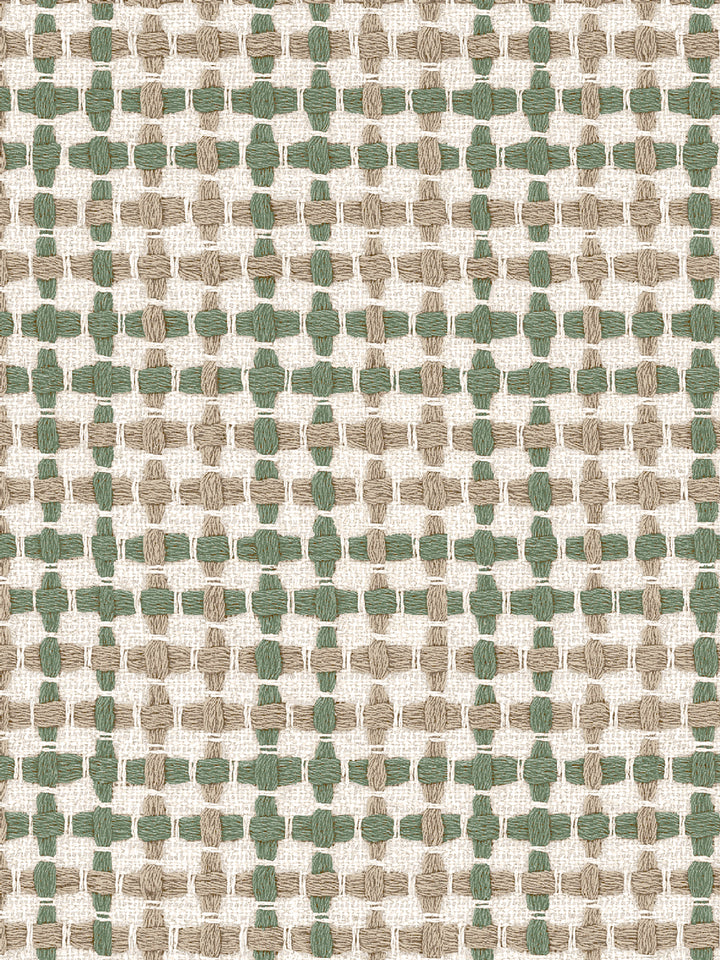 'Helen' Wallpaper by Nathan Turner - Green Brown