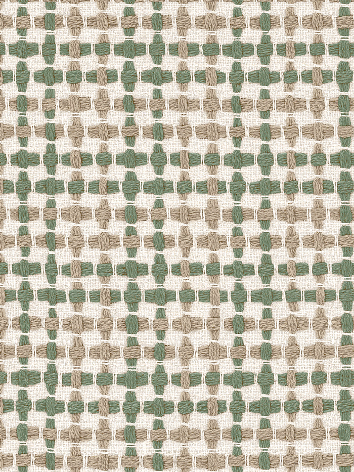 'Helen' Wallpaper by Nathan Turner - Green Brown