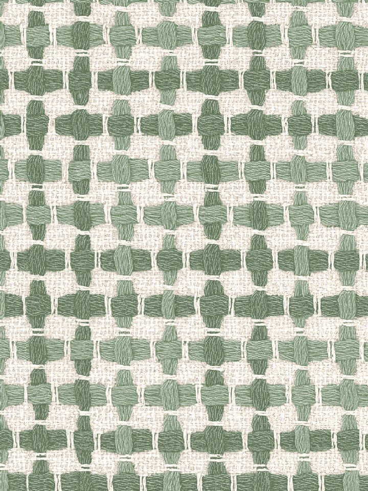 'Helen' Wallpaper by Nathan Turner - Green on Green