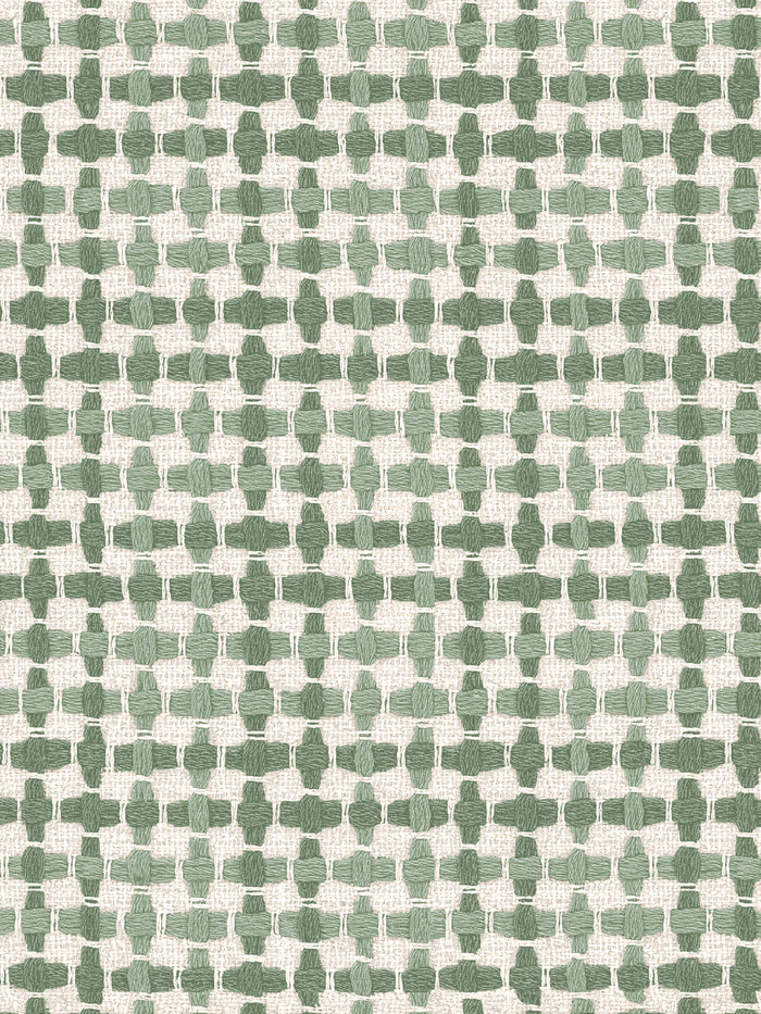 'Helen' Wallpaper by Nathan Turner - Green on Green