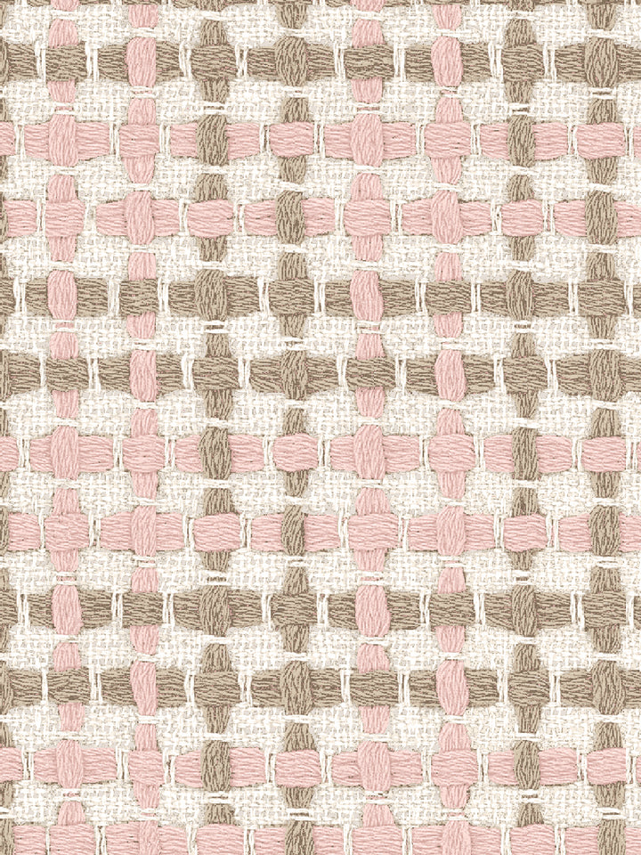 'Helen' Wallpaper by Nathan Turner - Pink Brown