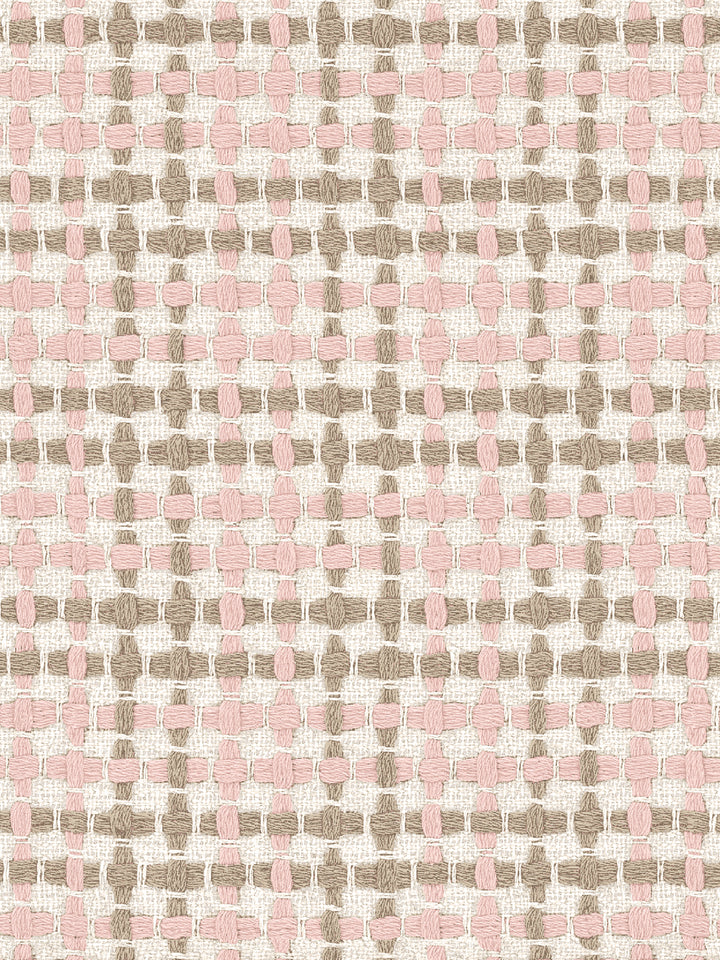 'Helen' Wallpaper by Nathan Turner - Pink Brown