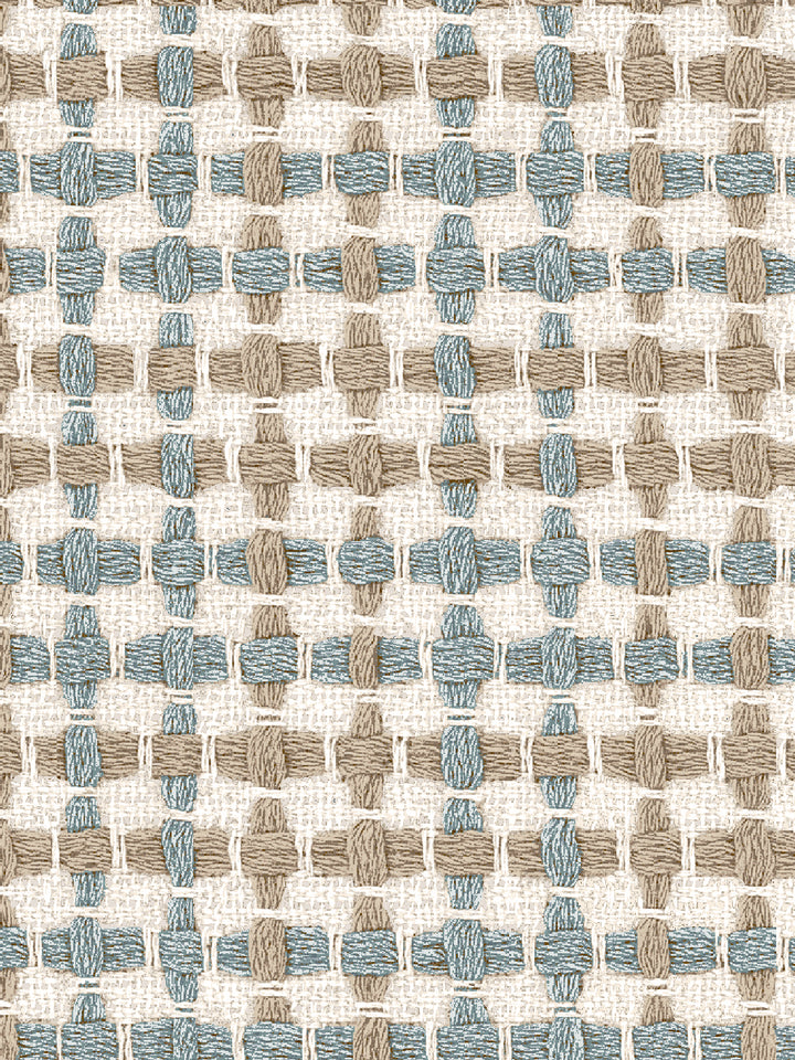 'Helen' Wallpaper by Nathan Turner - Seafoam Tan
