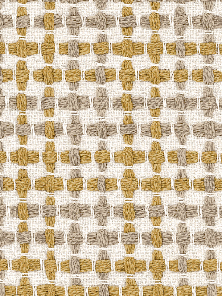 'Helen' Wallpaper by Nathan Turner - Yellow Brown