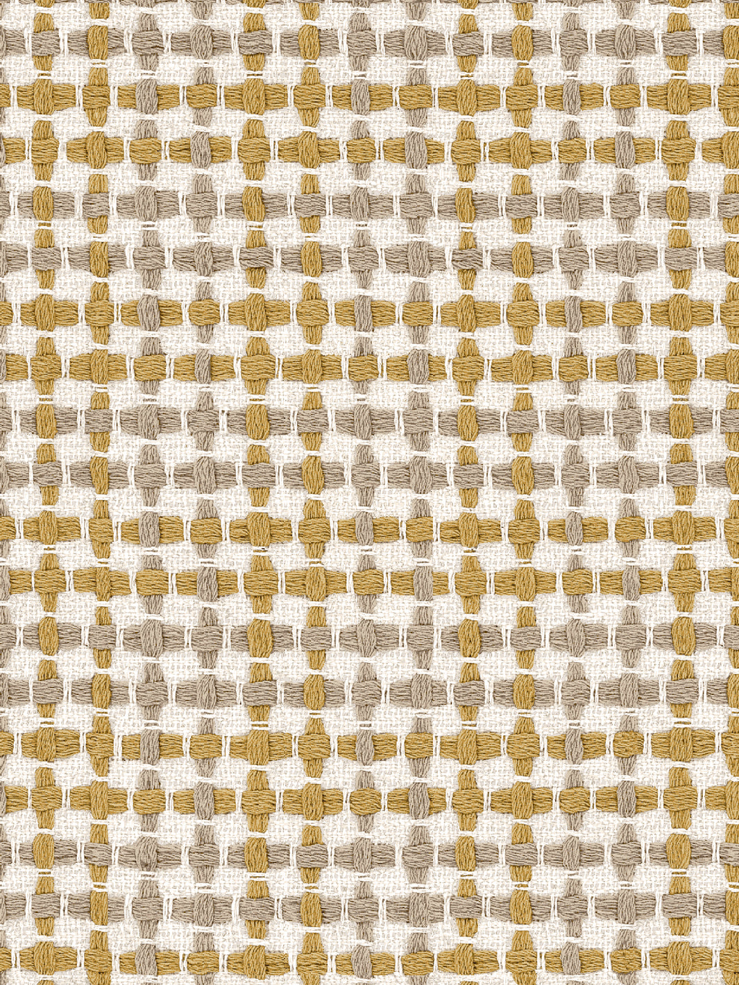 'Helen' Wallpaper by Nathan Turner - Yellow Brown