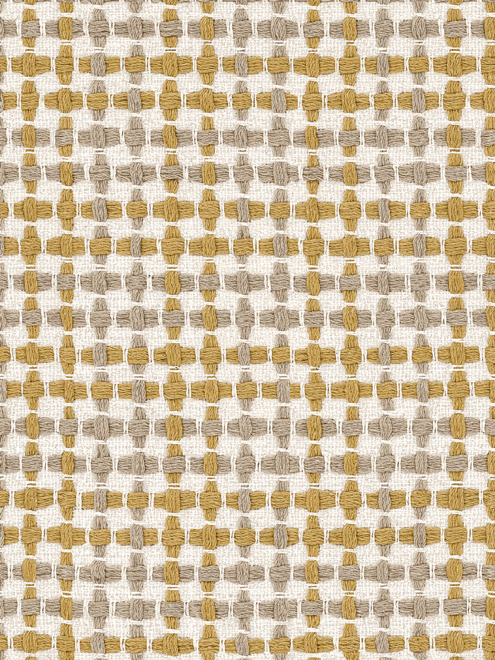 'Helen' Wallpaper by Nathan Turner - Yellow Brown