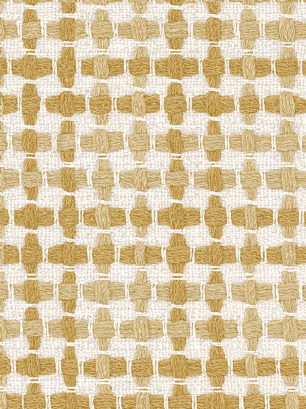 'Helen' Wallpaper by Nathan Turner - Yellow on Yellow