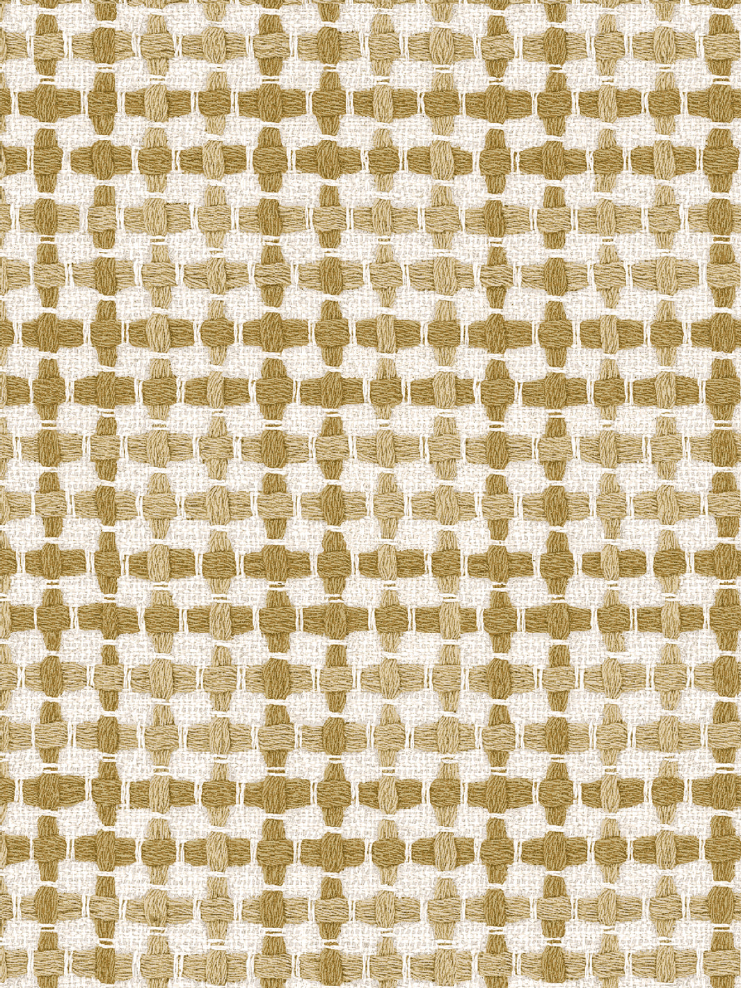 'Helen' Linen Fabric by Nathan Turner - Yellow on Yellow