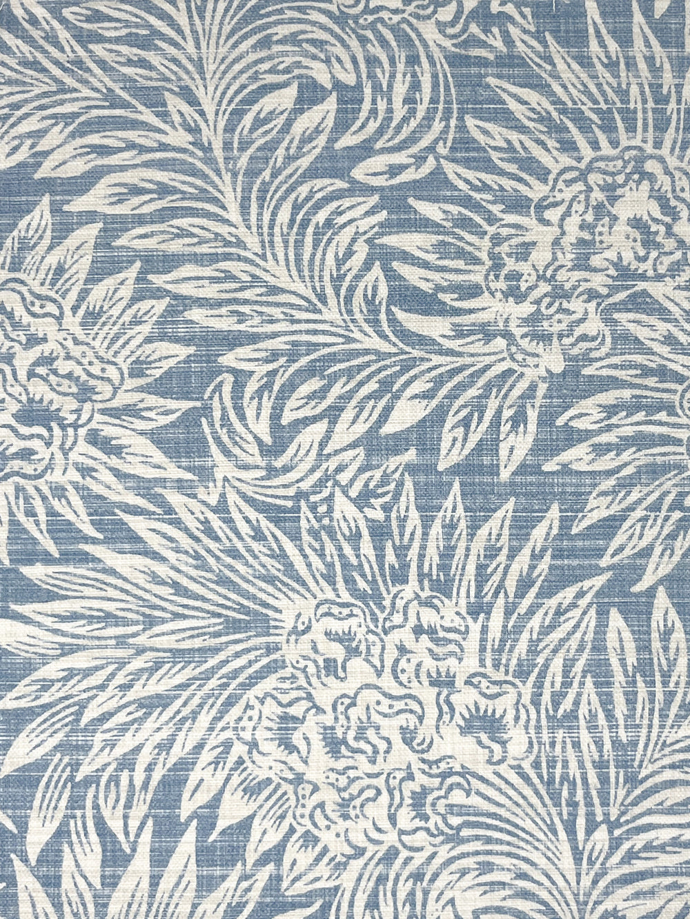 herald linen fabric by nathan turner blue