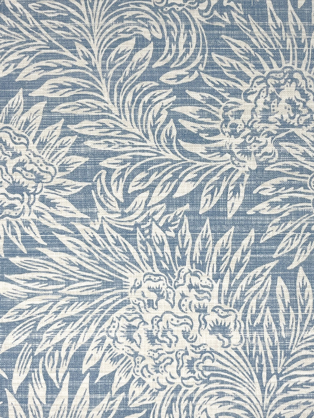herald linen fabric by nathan turner blue