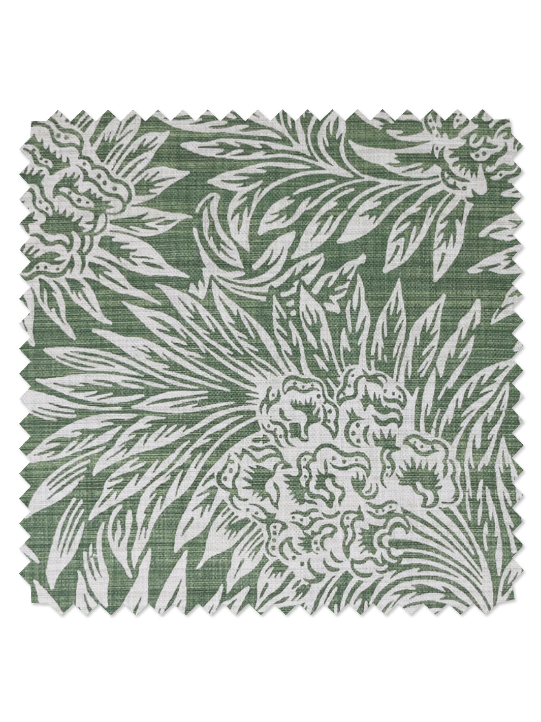 herald linen fabric by nathan turner green