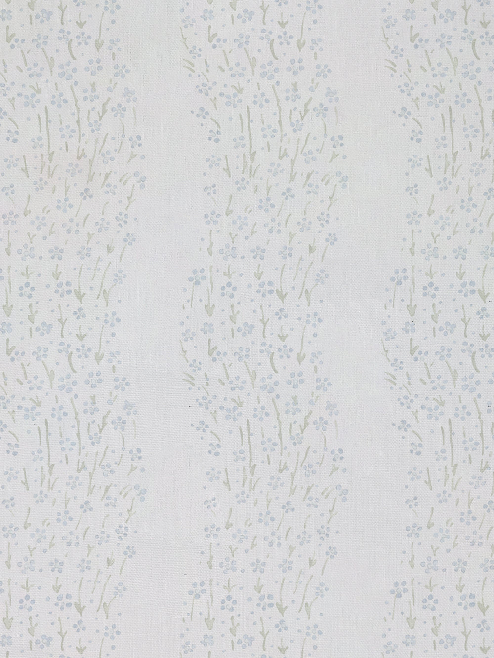 hillhouse floral disty wave linen fabric by nathan turner blue green