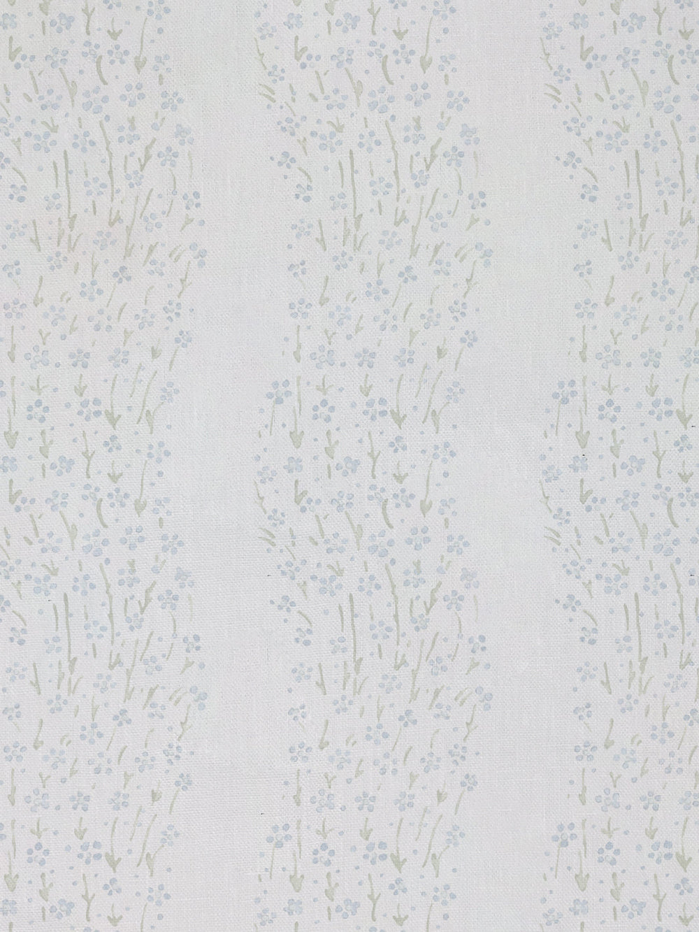 hillhouse floral disty wave linen fabric by nathan turner blue green
