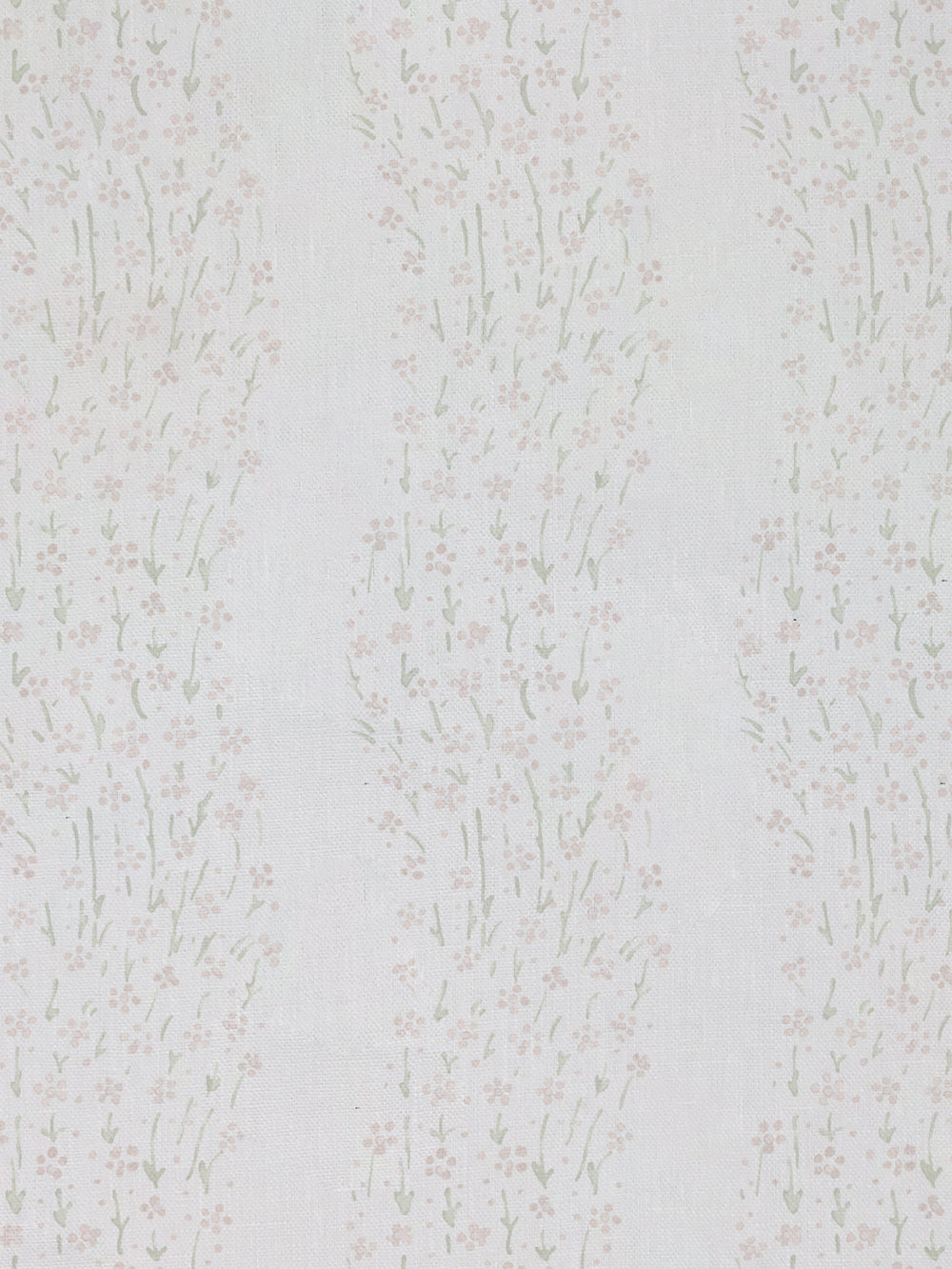 hillhouse floral disty wave linen fabric by nathan turner pink green