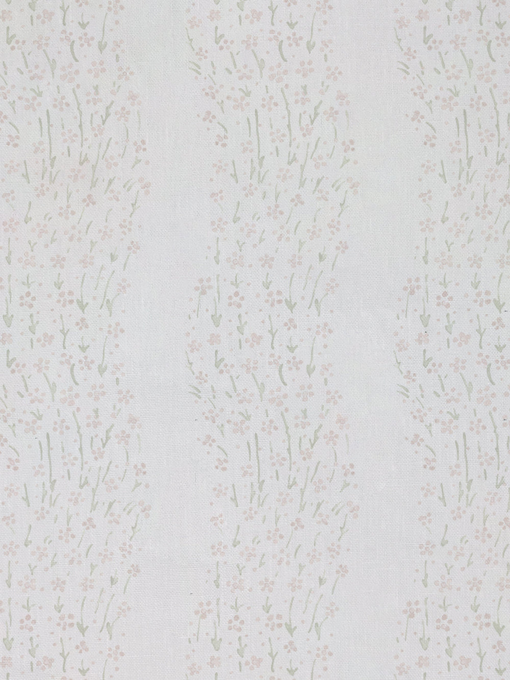 hillhouse floral disty wave linen fabric by nathan turner pink green