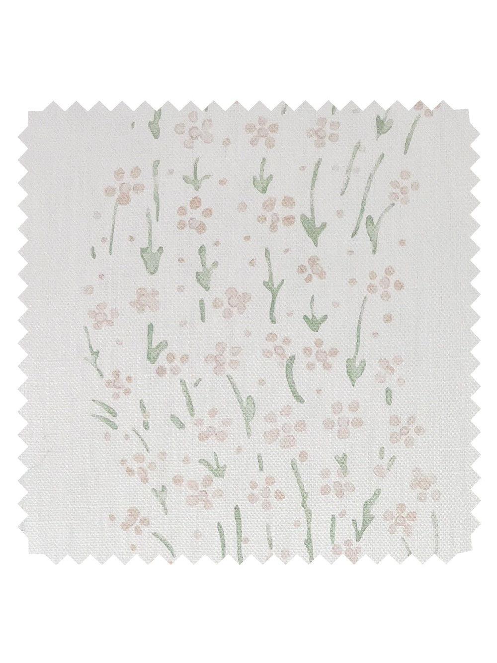 hillhouse floral disty wave linen fabric by nathan turner pink green