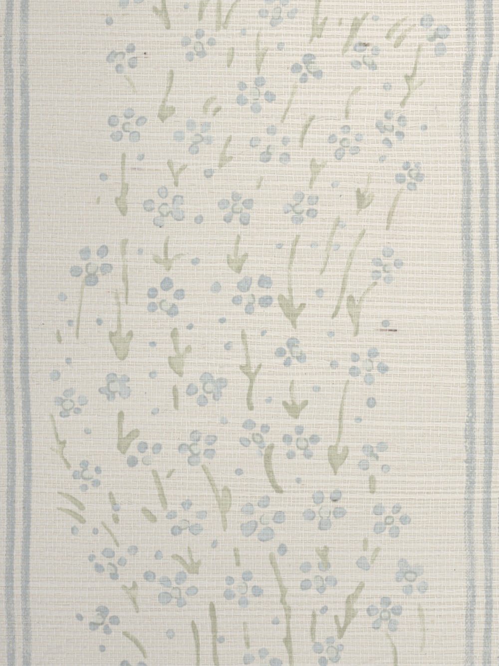 hillhouse floral disty wave grasscloth wallpaper by nathan turner blue green